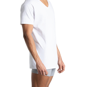 Camiseta de algodón de 330 g/m² para hombre, súper pesada, de 300 g/m², gruesa, oversize, con hombros caídos, cuello redondo y corte holgado. - Product Image 1