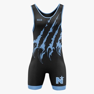 เสื้อกล้ามมวยปล้ำปรับแต่งได้-วัสดุสแปนเด็กซ์/ โพลีเอสเตอร์ระบายอากาศได้ดีและทนทานต่อการยืดเหมาะสำหรับทีมกีฬา - Product Image 3