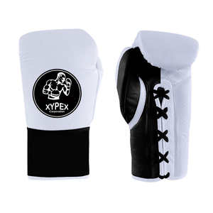 Gants de boxe professionnels avec logo personnalisé, en PU, à lacets, ajustables, de haute qualité, pour l'entraînement, 14 oz, 12 oz, avec bandage pour les mains, unisexe - Product Image 1