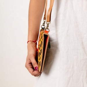 Gran oferta, bolso de mano de cuero genuino para mujer, bolso de mano de un solo Mango, vestido bohemio Vintage inspirado, bolsos de hombro con entramado de diamantes - Product Image 3