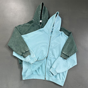 เสื้อฮู้ดซิป Fly Humble SPORTSWEAR สีเทา ยูนิเซ็กส์ ผ้าสแปนเด็กซ์/โพลีเอสเตอร์ เสื้อสเวตเชิร์ตลำลองสำหรับผู้ใหญ่ ลายตัวอักษร ปรับขนาดได้ ดิจิตอล - Product Image 3