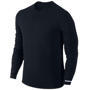 T-shirts à manches longues pour hommes, haute qualité, impression de logo personnalisé, 100% coton, coupe ample, imprimé. - Product Image 4