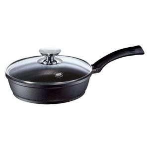 Stylish Modern Aluminum Cooking Sauté <b>Pan</b> with Advanced Coating Technology and Anti-Slip Heat Resistant Handle - Product Image 4