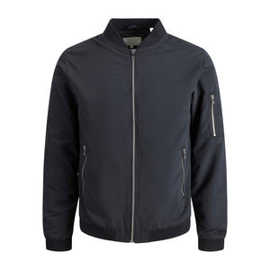 Chaqueta Bomber de Lujo para Hombre, con Logotipo Personalizado Bordado, de Invierno, de Nailon y Poliéster Impermeable, con Cuello Acanalado, Chaqueta Acolchada Estilo Béisbol - Product Image 1