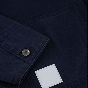 New Arrival Winter Streetwear Custom Logo High Quality Contrast Color Men's Waterproof Breathable Zipper Cotton <b>Canvas</b> <b>Jackets</b> - Product Image 6