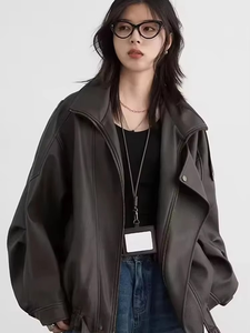 Chaqueta Larga de Invierno, Estilo Retro, Negra, Oversize, de Forro Polar con Relleno de Algodón, para Mujer, con Cinturón y Cremallera, Moda Europea de Lujo 2025 - Product Image 2