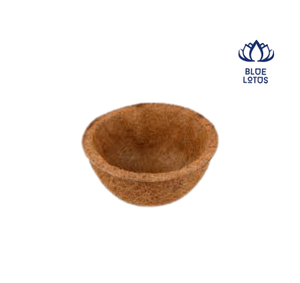Pot de fleurs en fibre de coco Blue Lotus, écologique, biodégradable, pour usage domestique, design circulaire, non enduit - Product Image 1