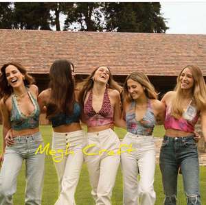 Blusa de Verano con Cuello Halter de Seda Reciclada, Estilo Vintage para la Playa, Estilo Bohemio, Ecológica, con Borlas, Reversible, para Vacaciones - Product Image 2