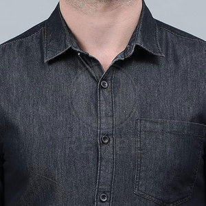 เสื้อเชิ้ตยีนส์ผ้าฝ้าย 100% ระบายอากาศดี ทันสมัย สวมใส่สบาย แบบลำลอง ติดกระดุมด้านหน้า แฟชั่นสำหรับผู้ชาย - Product Image 6
