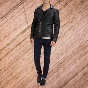 2023 Customized New Fashion Men Leather <b>Jacket</b> Best Design High Quality Leather <b>Jacket</b> OEM - Product Image 5