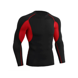 Concevez vos propres t-shirts de compression personnalisés, t-shirts de compression à manches longues, t-shirts de compression unis pour hommes de la meilleure qualité - Product Image 6