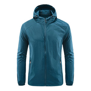 Chaquetas Cortavientos de Nailon Delgadas con Cuello Alto, Impermeables y Resistentes al Viento, Ligeras, para Hombre, Personalizadas por el Fabricante - Product Image 5