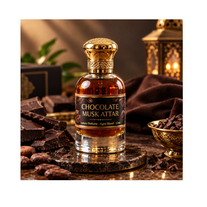 Attar au Musc Chocolaté, Huile de Parfum Concentrée de Haute Qualité, Arôme Sucré et Riche, Parfum pour Hommes et Femmes - Product Image 2