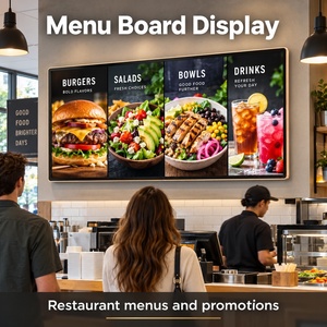 Pantalla Digital Comercial de Señalización Montada en Pared con WiFi Android de 90 Pulgadas, Pantalla de Menú, Pantalla LCD Full HD para Publicidad - Product Image 3