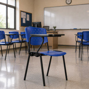 KINSHA Executive Office <b>Chair</b> Fabric Modern Design Stackable Metal Legs Multipurpose School Use - Product Image 1