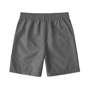 Pantalones Cortos Deportivos Personalizados para Hombre, Color Gris, Cintura Elástica con Cordón, Secado Rápido, Bermuda Casual, 100% Poliéster, Shorts de Baño - Product Image 5