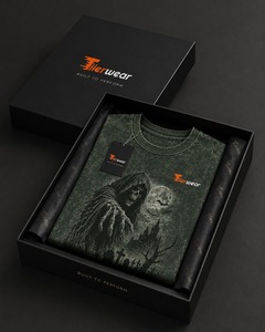 T-shirts pour hommes vintage délavés à l'acide, en jersey de coton premium, à manches courtes, col rond, coupe décontractée, anti-rétrécissement, séchage rapide - Product Image 6