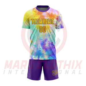 Uniformes de Fútbol Juveniles de Diseño Personalizado y Calidad Premium, Nueva Llegada, Conjunto de Uniforme de Fútbol de Color Sólido para Todas las Temporadas - Product Image 2