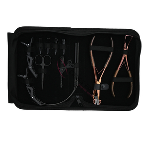 Wholesale Hair Extension <b>tools</b> Installation Set featuring Luxury TapeIn Plier Bead Remover Loop Threader & Salon Sectioning Clip - Product Image 1