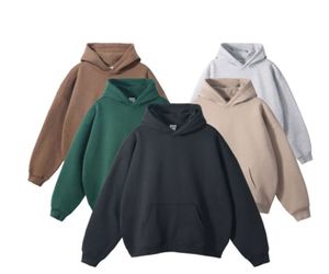 เสื้อฮู้ดดี้ผู้ชาย สีพื้น ผ้าฝ้ายเฟรนช์เทอร์รี่ ถักทอแบบสบายๆ ทรงปกติ แขนยาว สำหรับฤดูหนาว เป็นมิตรกับสิ่งแวดล้อม กันลม ระบายอากาศได้ดี - Product Image 6
