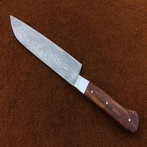 Handmade Damascus Chef Knife Professional <b>Kitchen</b> Cooking Knife Wooden Handle Culinary Blade custom logo/private <b>label</b> Wholesale - Product Image 5
