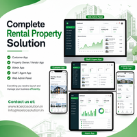 Aplicación Móvil Inmobiliaria Inteligente Más Vendida para Búsqueda de Propiedades, Anuncios y Navegación GPS, Aplicación Inmobiliaria Todo en Uno
