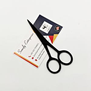 Outils d'extension de cheveux avec étiquette personnalisée de qualité supérieure Ciseaux en métal noir essentiels et pinces en acier durable - Product Image 1