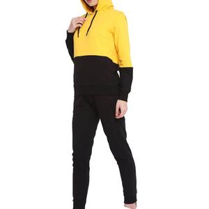 Ensemble de survêtement zippé pour femme, 100 % coton, couleur unie, nouveau design, personnalisable avec logo, vente en gros - Product Image 2