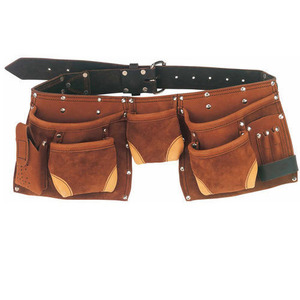 Bolsa de Herramientas de Cuero Resistente para Carpintero con Bolsillos Delanteros de Doble Refuerzo - Product Image 4