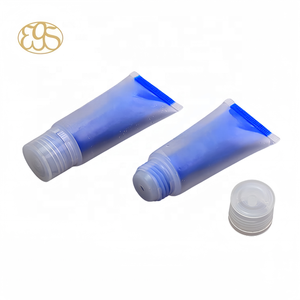 Nettoyant visage 60 ml 2 en 1 tube double compartiment en plastique cosmétique tube souple HDPE LDPE MDPE vert énergie renouvelable écologique - Product Image 1