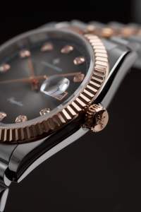 Montre pour homme Alexander Ferros 8392D/09, verre saphir, acier inoxydable, mouvement à quartz, fermoir papillon, résistance à l'eau 50 m, 38 mm - Product Image 3
