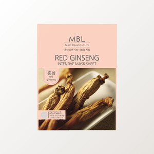 แผ่นมาส์กหน้า Embiel Hongsam Intensive Mask Sheet 10 แผ่น มาส์กหน้าเกาหลี แผ่นมาส์กหน้าโสม บำรุงผิวกระจ่างใสแบบเกาหลี - Product Image 6