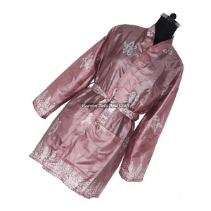KS013 Beachwear Vintage Sari Kimono Short Manufacturer Of Beachwear Vintage Sari Kimono Short <b>Cardigan</b> Vintage Sari Kimono Short - Product Image 4