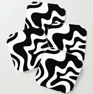 ชุดจานรองแก้วเรซิ่นอีพ็อกซี่สีน้ำเงินหรูหรา ดีไซน์ทะเลลึกสวยงาม งานแฮนด์เมด ตกแต่งโต๊ะสำหรับคนรักชายหาดและบ้านที่มีจานรองแก้ว - Product Image 3