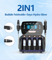 HydroGlow Pro Water Peel con mesoterapia sin aguja TDA Dispositivo 2 en 1: La máquina de hidratación facial definitiva para una piel radiante