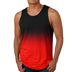 Débardeur de sport en polyester pour homme, sans manches, pour la musculation, le fitness, la course à pied, avec logo personnalisé sur le devant, respirant - Product Image 1