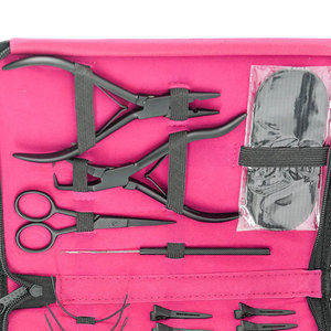 Kit de pinces professionnelles pour extensions de cheveux en kératine, pour l'installation, le retrait, l'entretien et le coiffage. - Product Image 6