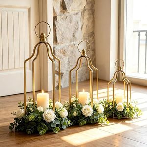 Lanterne en fer vintage, porte-bougie suspendu, lumière décorative pour l'intérieur, l'extérieur, la maison, le jardin, la terrasse, le restaurant, les mariages, les fêtes - Product Image 1