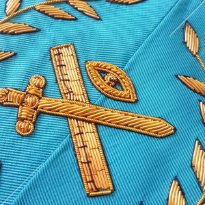 Expert - Off!cer <b>Collar</b> - AASR Hand Embroidered Beads Fashion Simple Magnet Badge masonic regalia manufacturer - Product Image 2