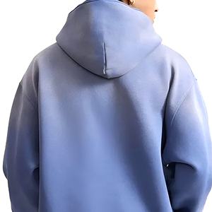 Ensemble sweat à capuche et pantalon de survêtement oversize pour homme, style streetwear décontracté, en molleton, couleur unie, coupe décontractée, tenue coordonnée, vêtements d'hiver - Product Image 4