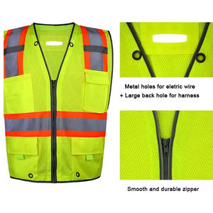 Chaleco de enfriamiento evaporativo activado por agua. El portador se mantiene fresco y seco. Comodidad transpirable. Cierre de cremallera. Talla grande. Con logotipo personalizado. - Product Image 6