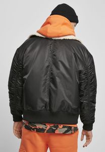 Chaqueta de nailon para hombre, estilo aviador, informal, con cremallera, logotipo personalizado OEM, estilo béisbol, para actividades al aire libre. - Product Image 2