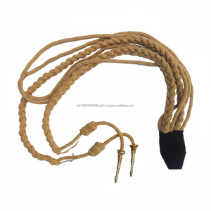 Cordones de Hombro de Alambre Metálico de Lujo de Primera Calidad con Pin de Seguridad para Accesorios de Uniformes Ceremoniales - Product Image 4