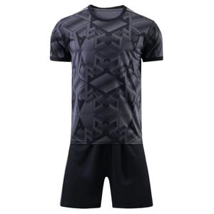 Custom Team Name Soccer Uniform Adults New Fashion 100% Polyester Quick Dry Short Sleeves Unisex Latest Arrival Hi Visibility - Product Image 4