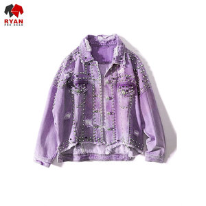 Ryan Pro Gear <b>Customized</b> <b>Denim</b> <b>Jacket</b> For Women Breathable and Comfortable Fabric with <b>Customized</b> Logo OEM Design - Product Image 3