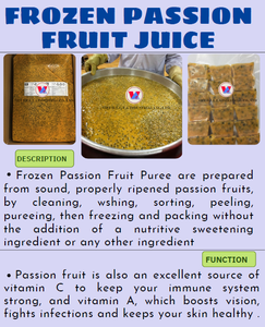 Fruit de la Passion Congelé Demi-Fruit Entier avec Graines pour Décoration de Desserts Haut de Gamme Service Alimentaire Goût Tropical Vietnam - Product Image 3