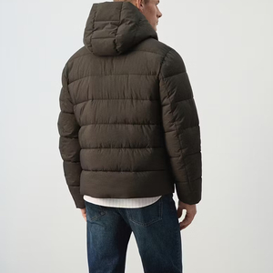 Chaqueta acolchada impermeable de alta calidad con cremallera completa para hombre, diseño moderno, chaqueta acolchada informal para hombre. - Product Image 2