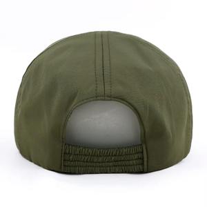 Gorra de Béisbol Unisex de 6 Paneles, Estilo Casual, Impermeable, de Color Verde Oliva, Ajustable, de Tela No Tejida, para Adultos - Product Image 3