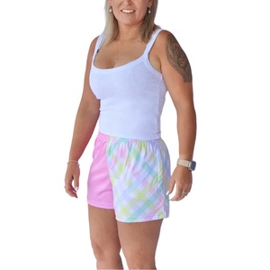 Pantalones Cortos Deportivos Sublimados Estilo Urbano, Pantalones Cortos con Estampado, Cintura Media, Pantalones Cortos Deportivos Australianos Sublimados con Bolsillos - Product Image 6