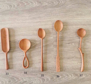Vietnam Wooden Spoon Different Sizes Natural Wood Kitchen Utensil <b>Set</b> Eco Friendly Bulk Wholesale Supplier Manufacturer Export - Product Image 2